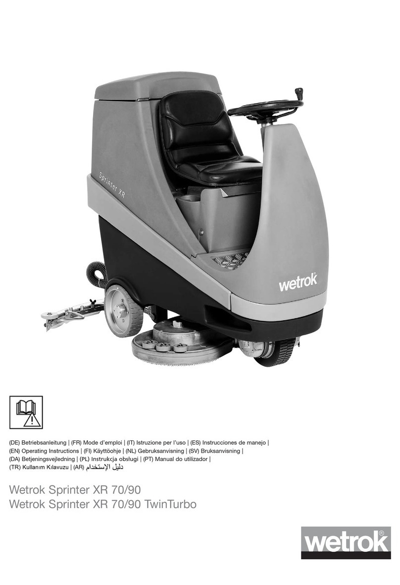 Wetrok Wetrok Sprinter XR 70 operating instructions