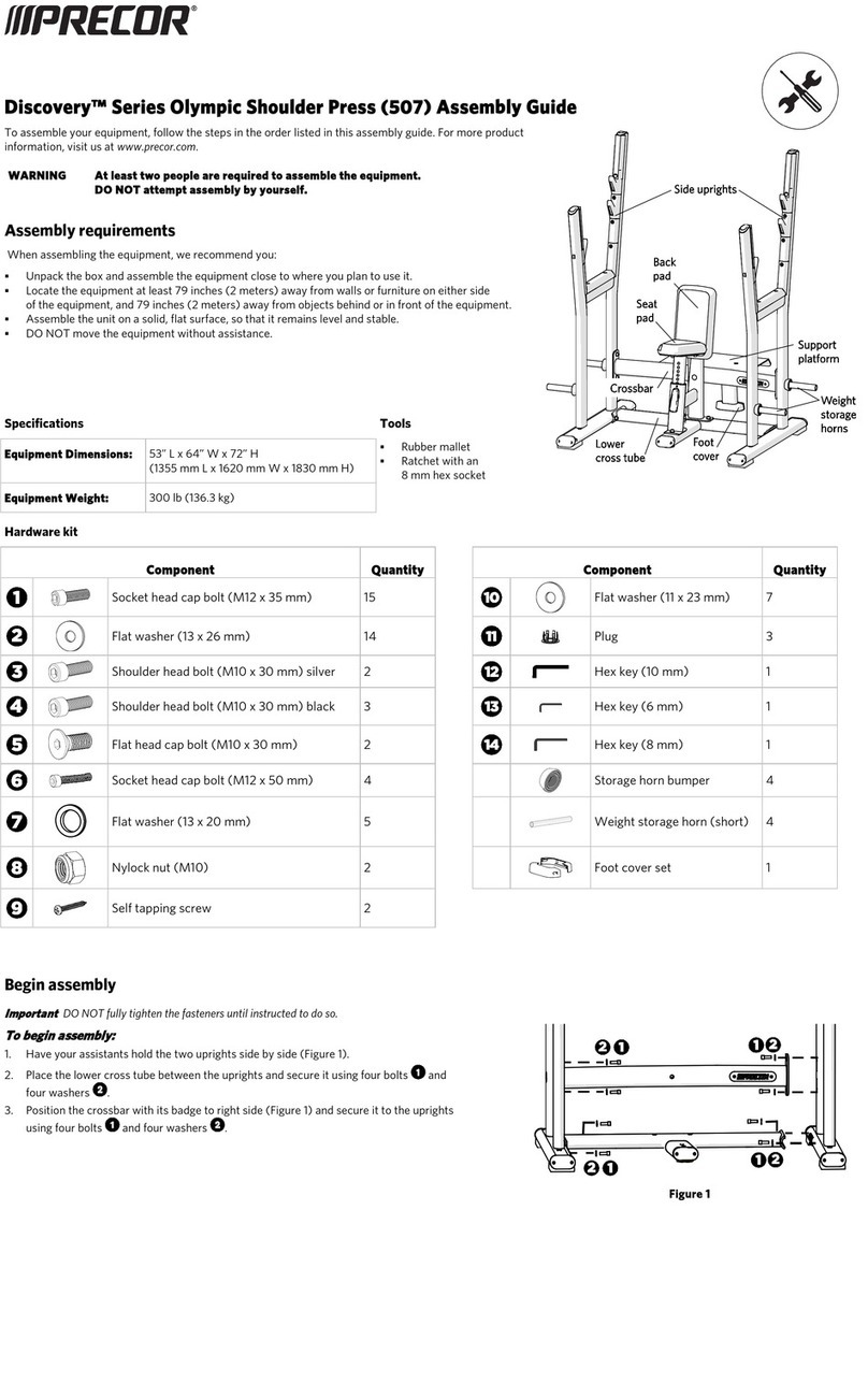 Precor Olympic Discovery Series 507 User manual