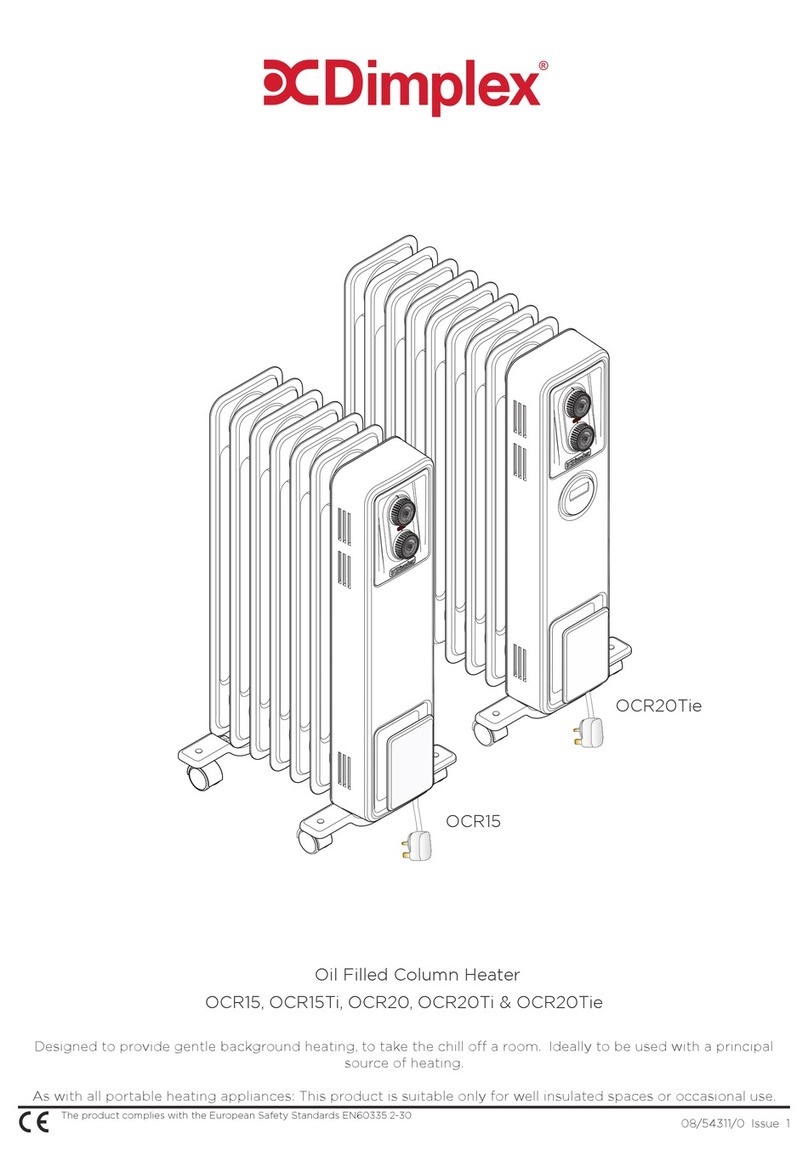 Dimplex OCR15 User manual