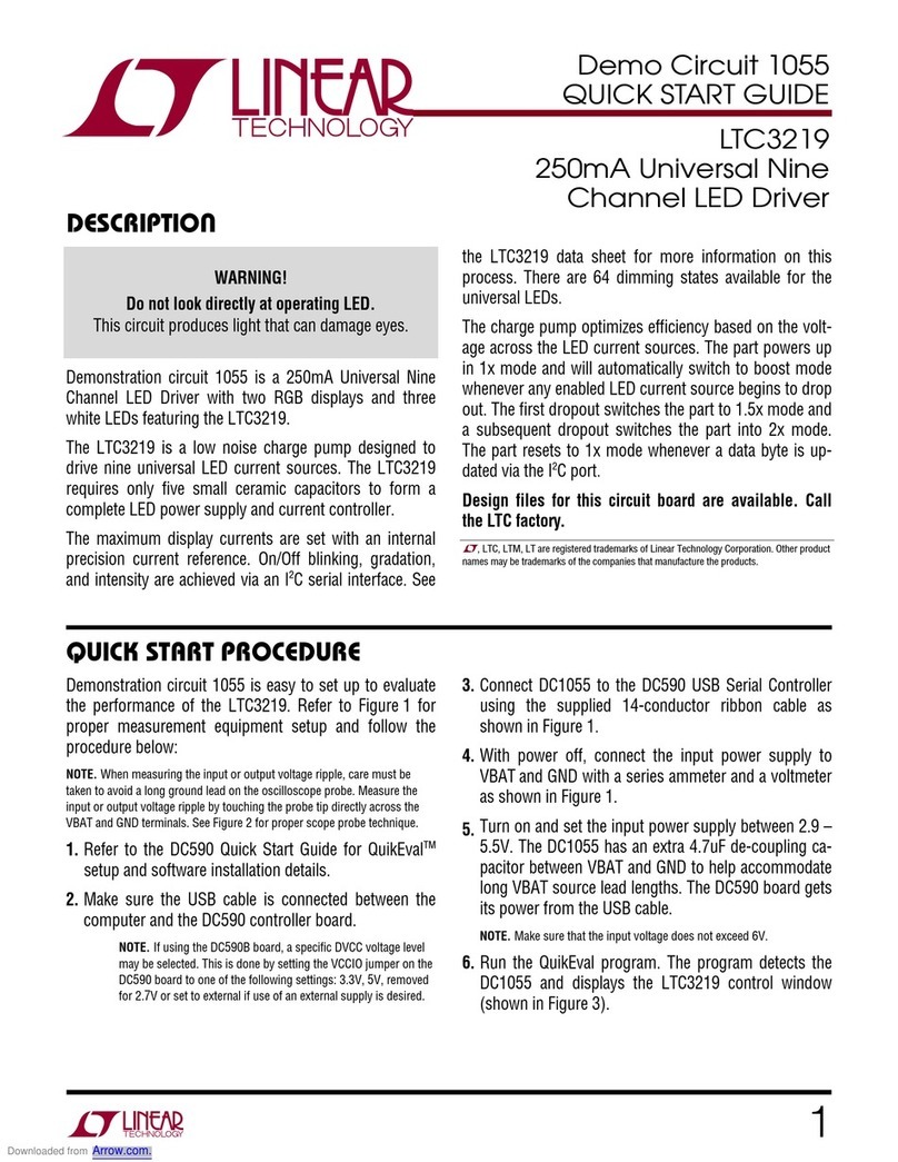 Linear Technology 1055 quick start guide