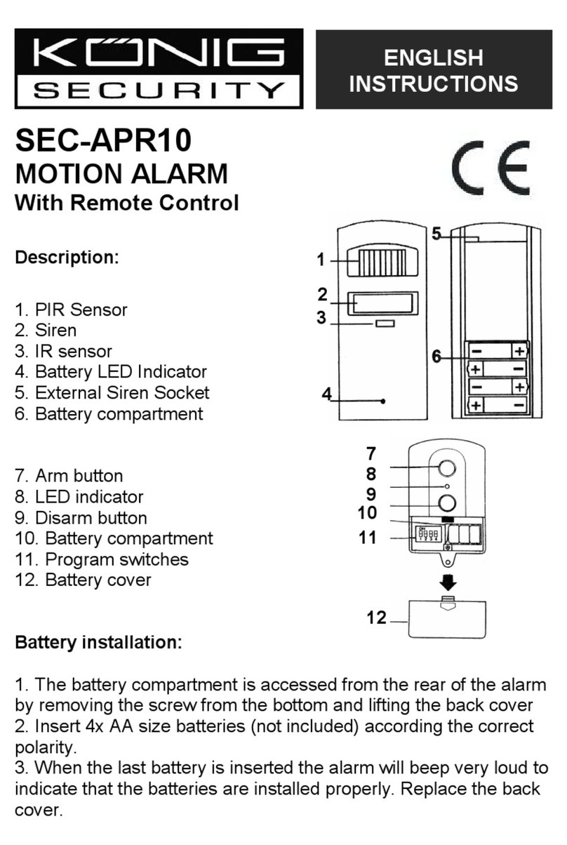 Konig Security SEC-APR10 instructions