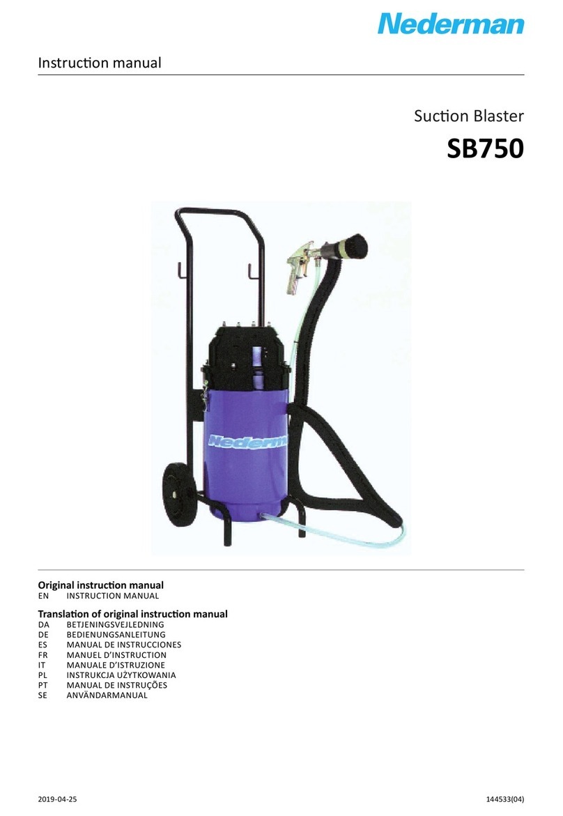 Nederman SB750 User manual
