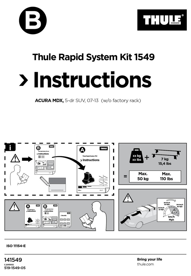 Thule 1549 User manual