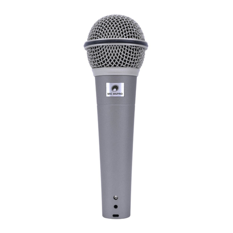 Omnitronic MIC 85PRO User manual