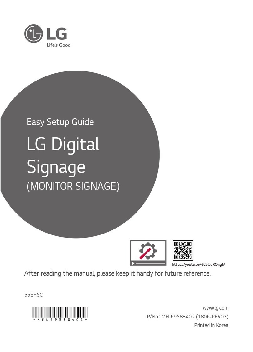 LG 55EH5C Quick start guide