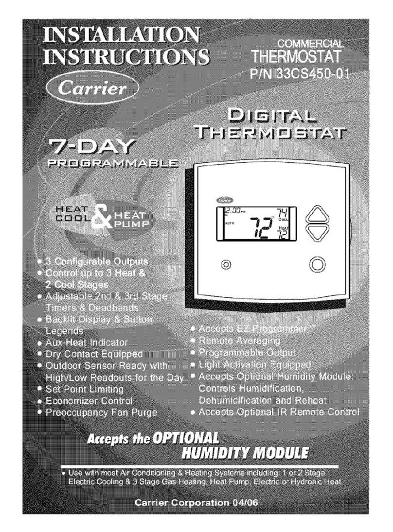 Carrier 33CS450-01 User manual