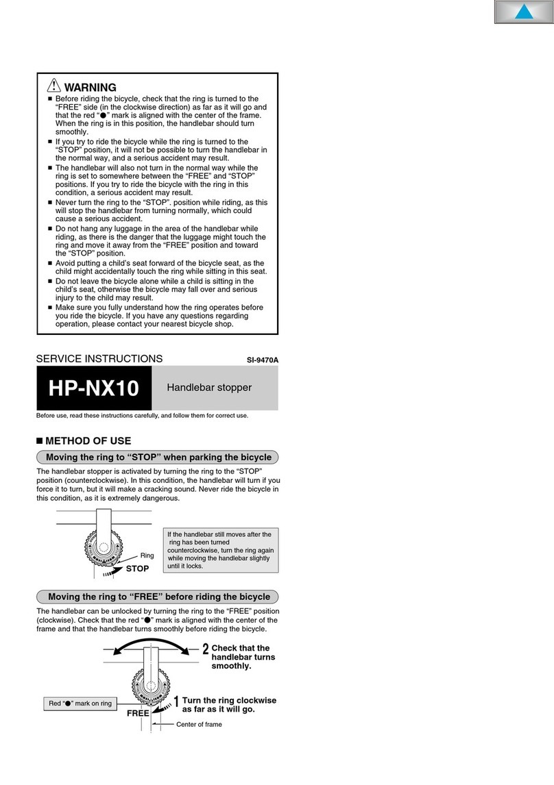 Shimano HP-NX10 Operating instructions