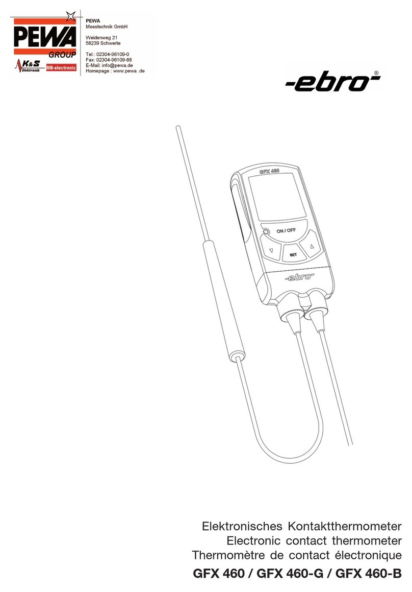 PEWA ebro GFX 460 manual