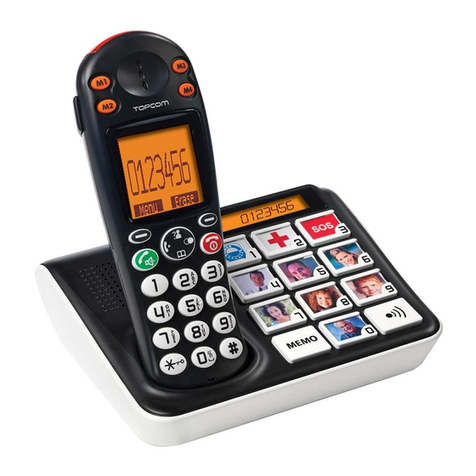 Topcom TS-5611 Short user guide