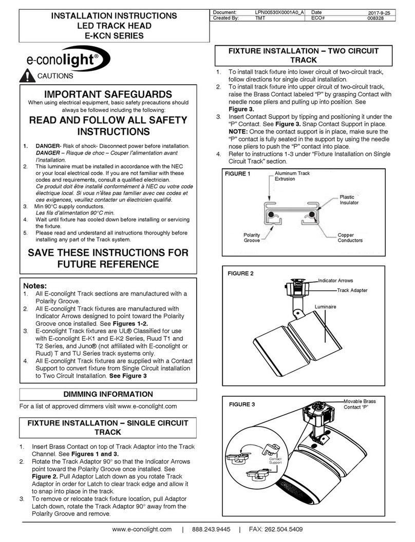 e-conolight E-KCN Series User manual