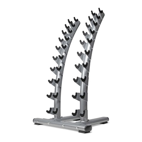 VIRTUFIT Upright Dumbbell Rack user manual