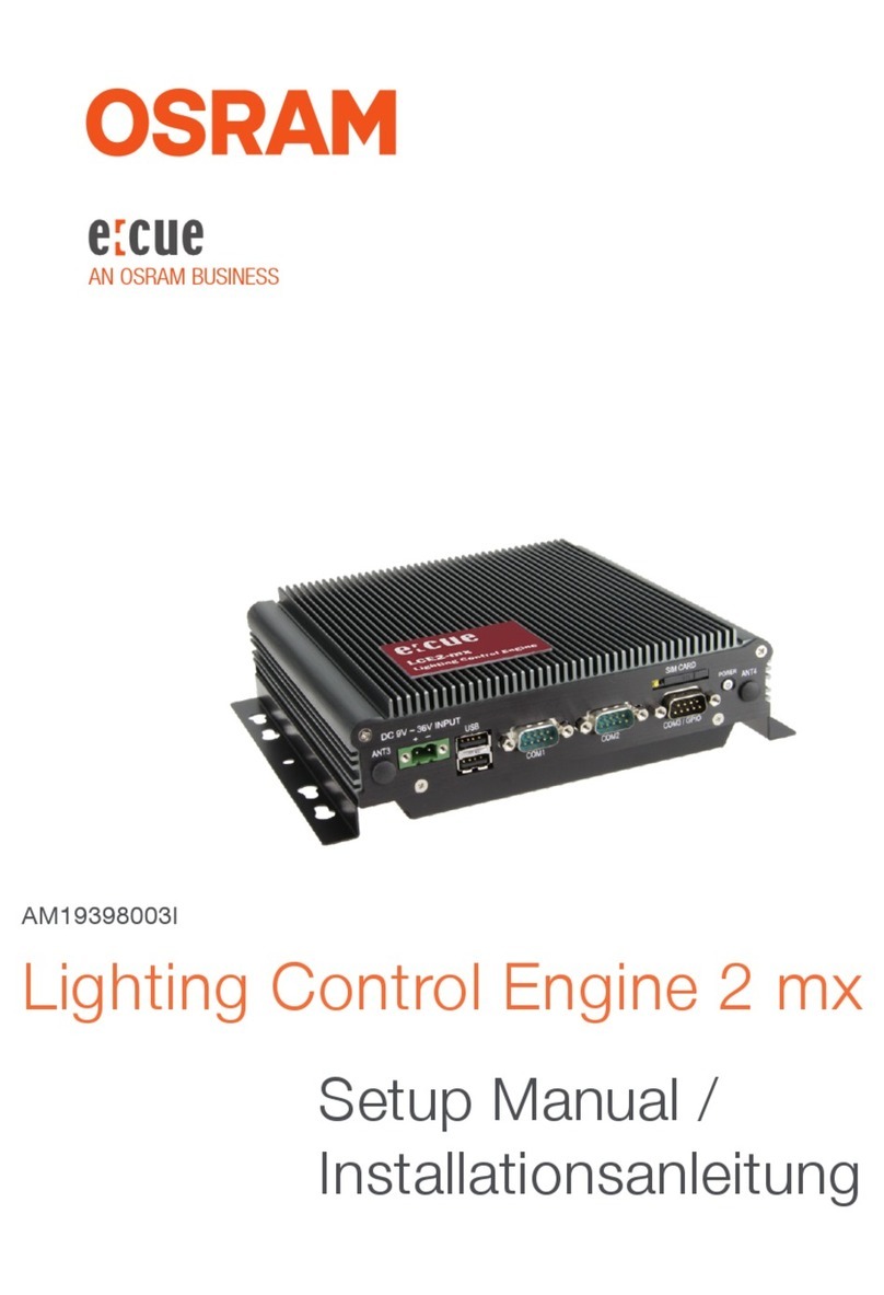 Osram e:cue LCE2-mx Setup manual
