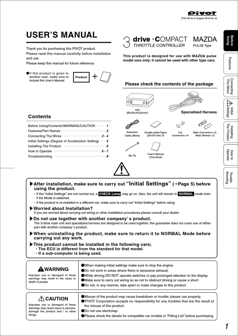 Pivot THC-M user manual