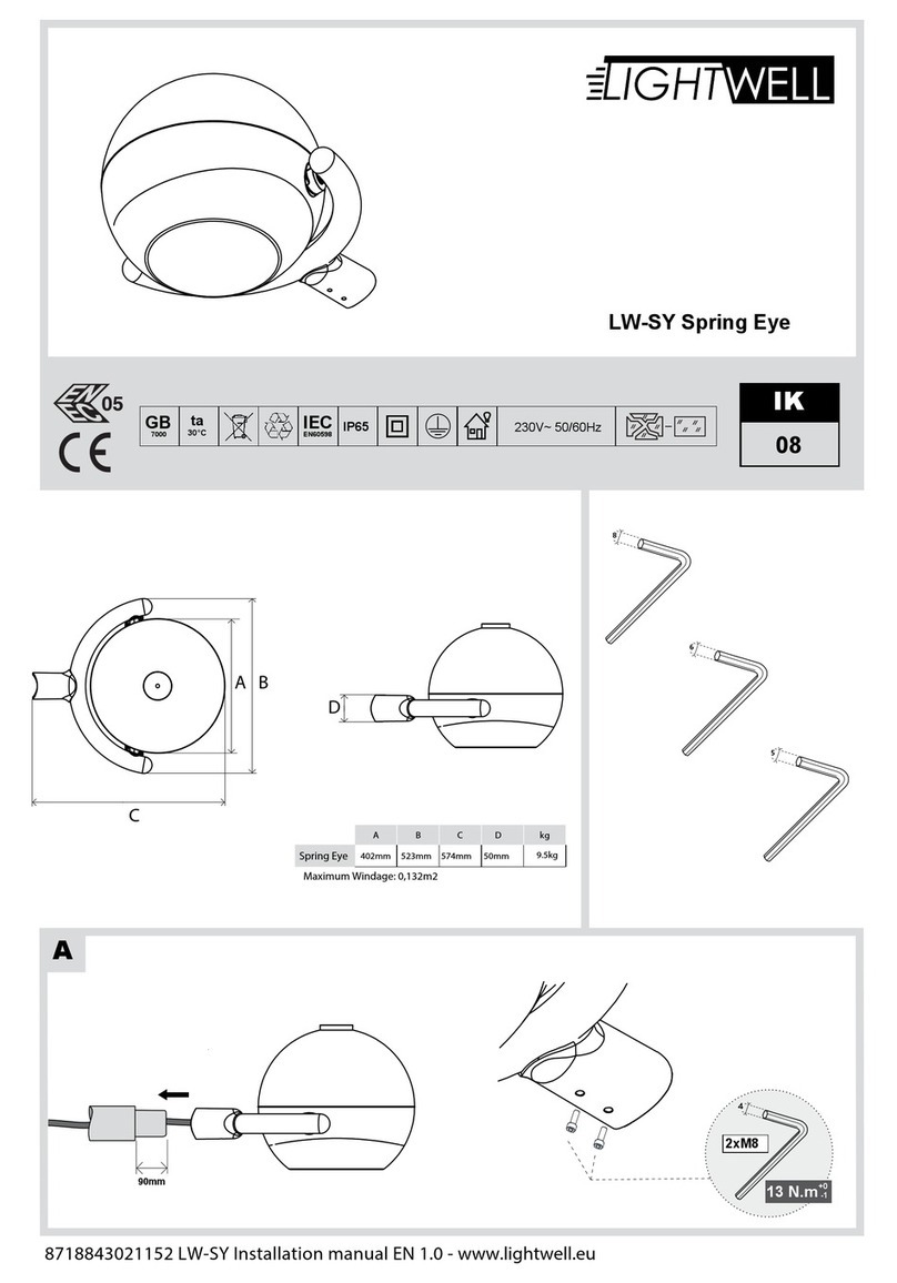 Lightwell LW-SY Spring Eye quick start guide Lightwell LW-SY Spring Eye quick start guide