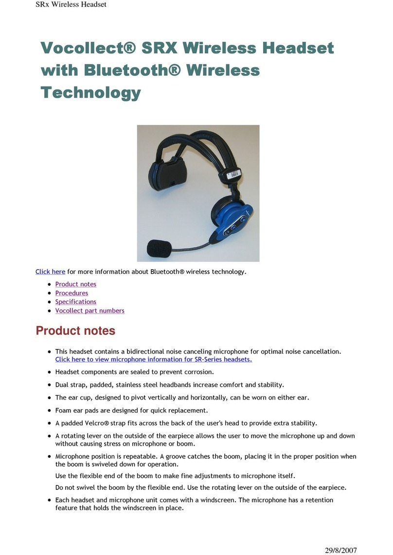 Vocollect SRX manual