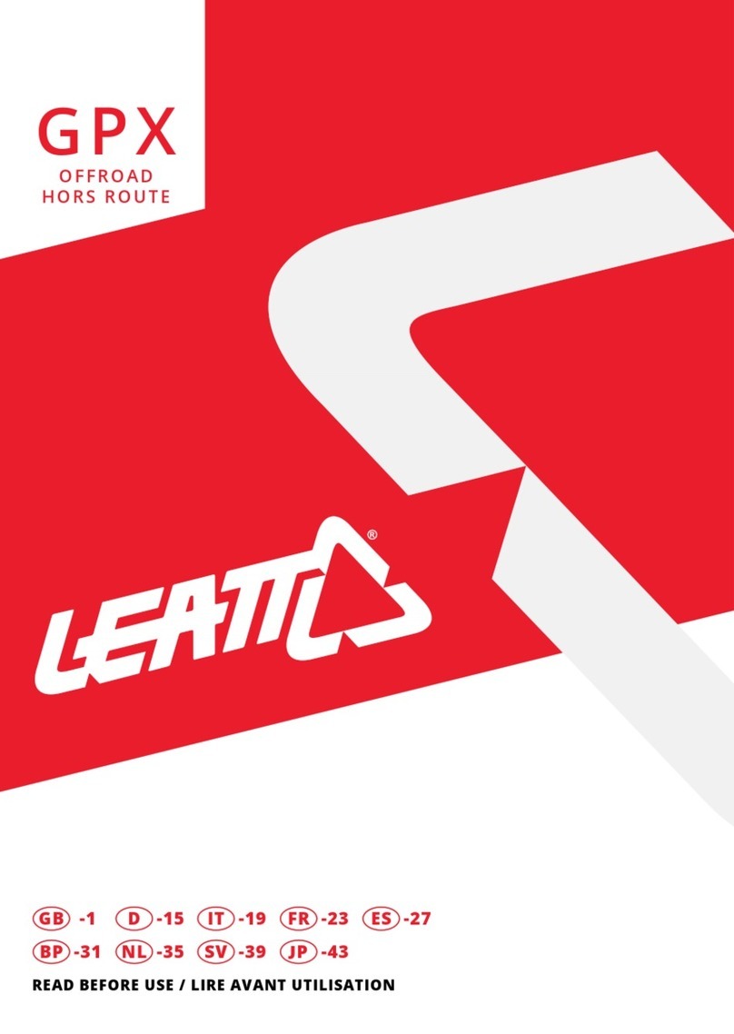 Leatt GPX User manual