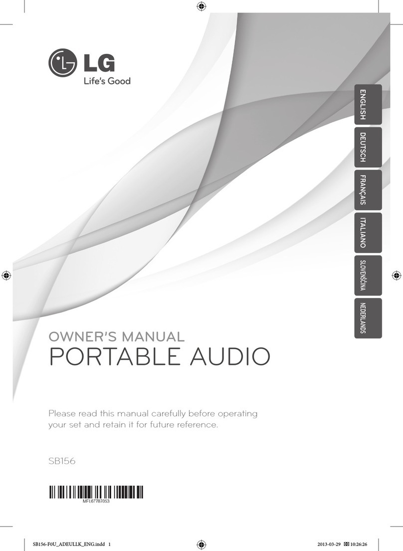 LG SB156 User manual