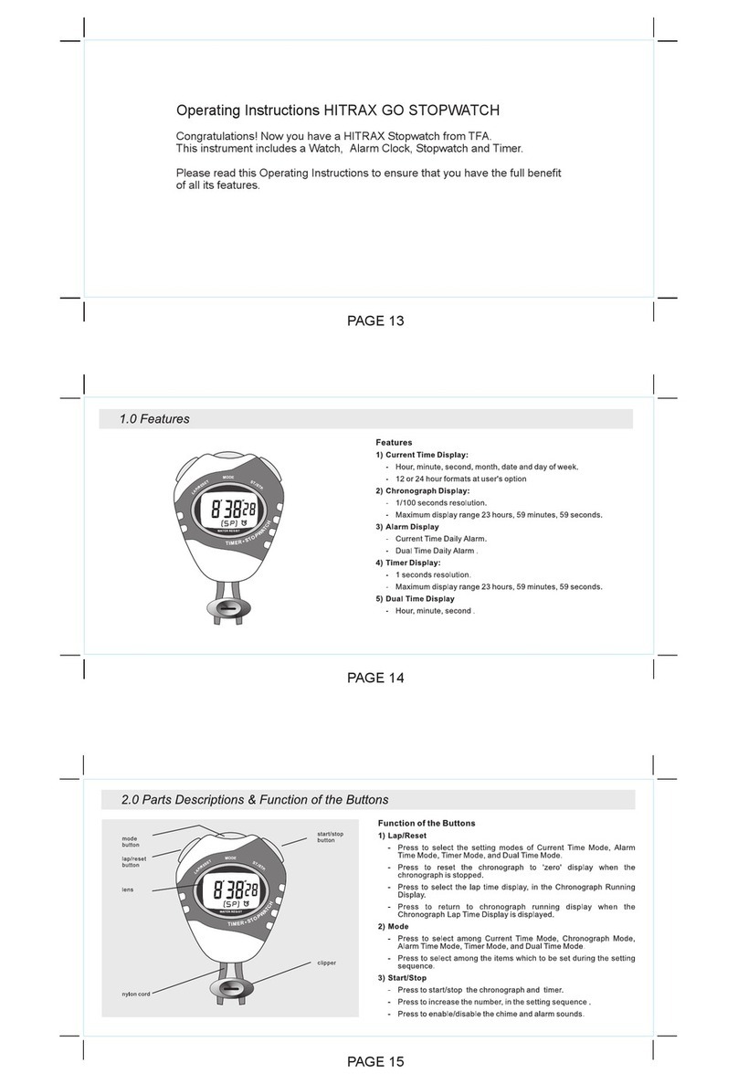 TFA HITRAX GO operating instructions