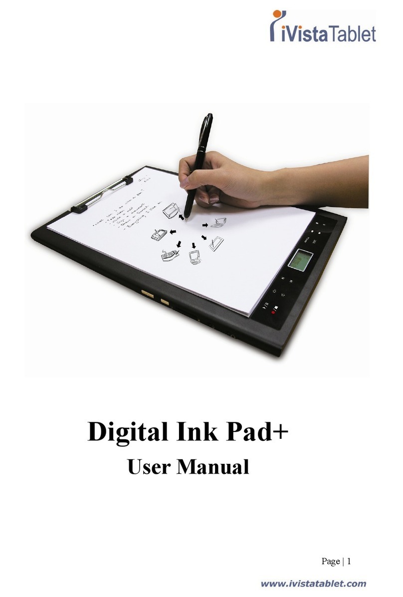 iVistaTablet Digital Ink Pad+ user manual
