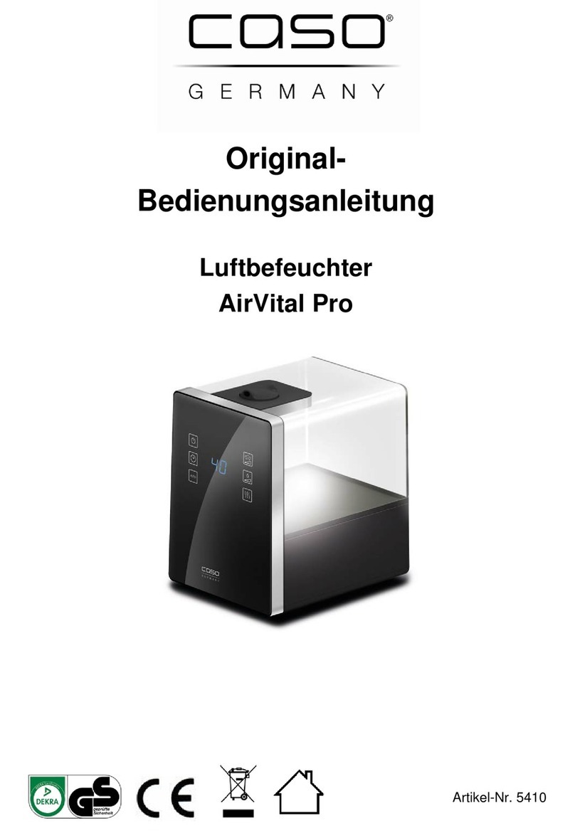 Caso AirVital Pro 5410 Original operating manual