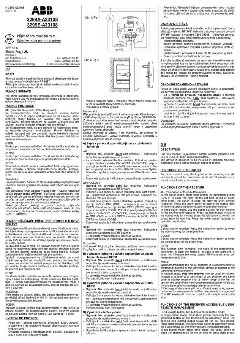 ABB 3299A-A33108 quick start guide