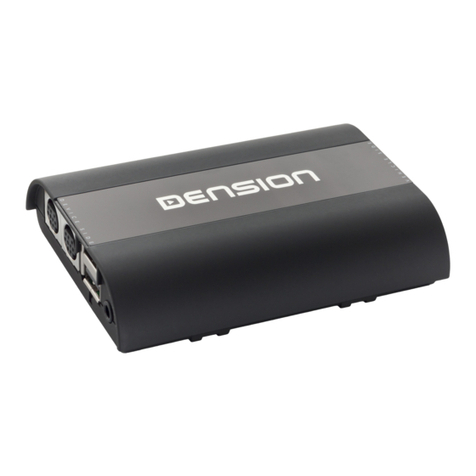 Dension 500S User manual