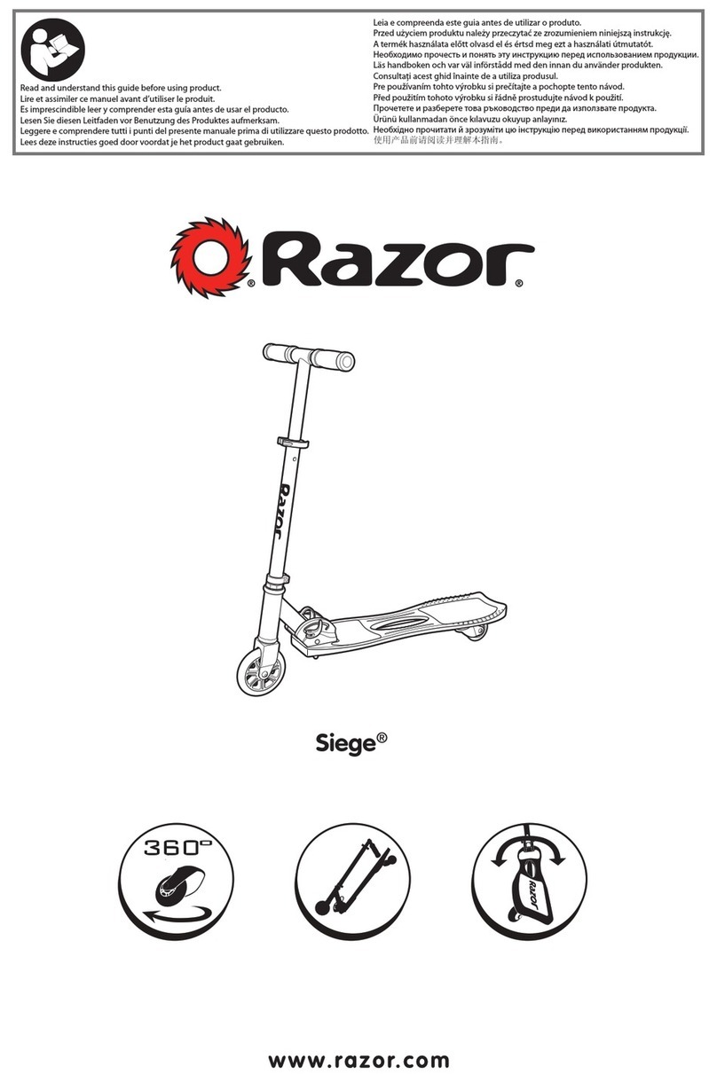 Razor Siege User manual