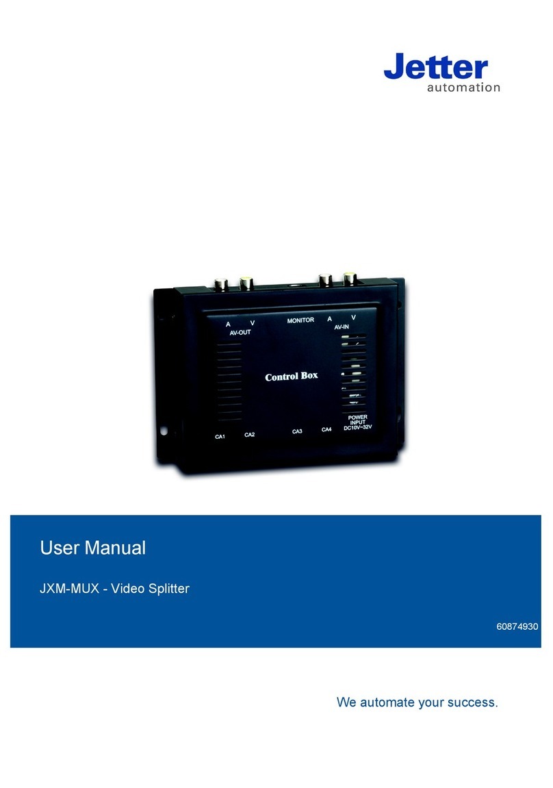 Jetter JXM-MUX user manual