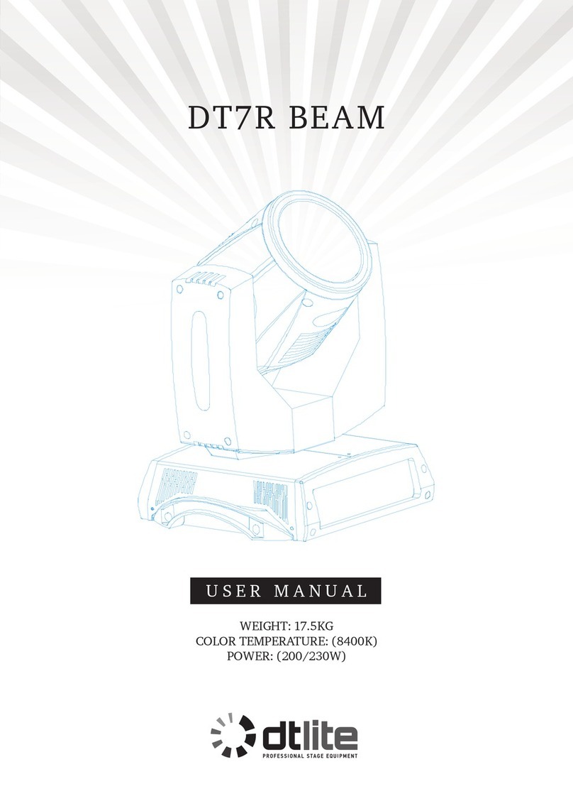 DTLITE DT7R BEAM user manual