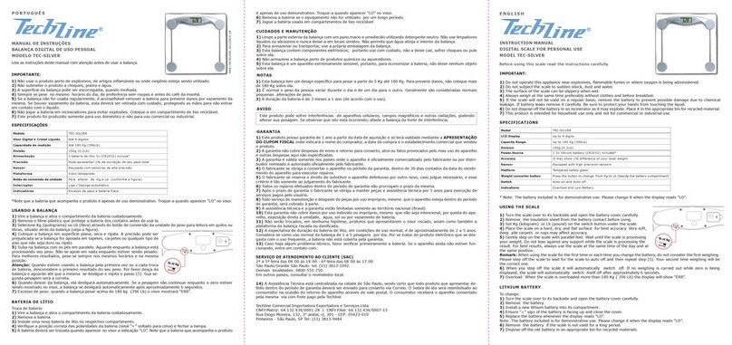 TechLine TEC-SILVER instruction manual