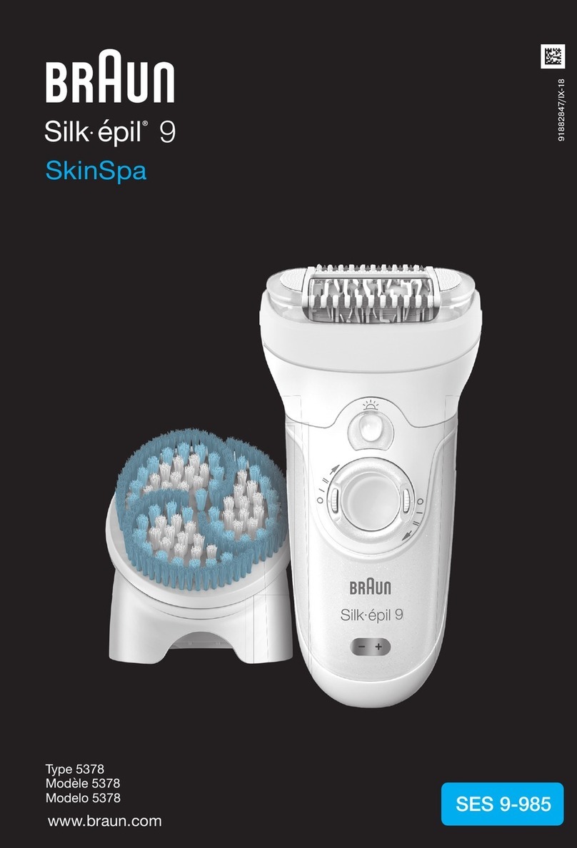 Braun SkinSpa SES 9-985 manual