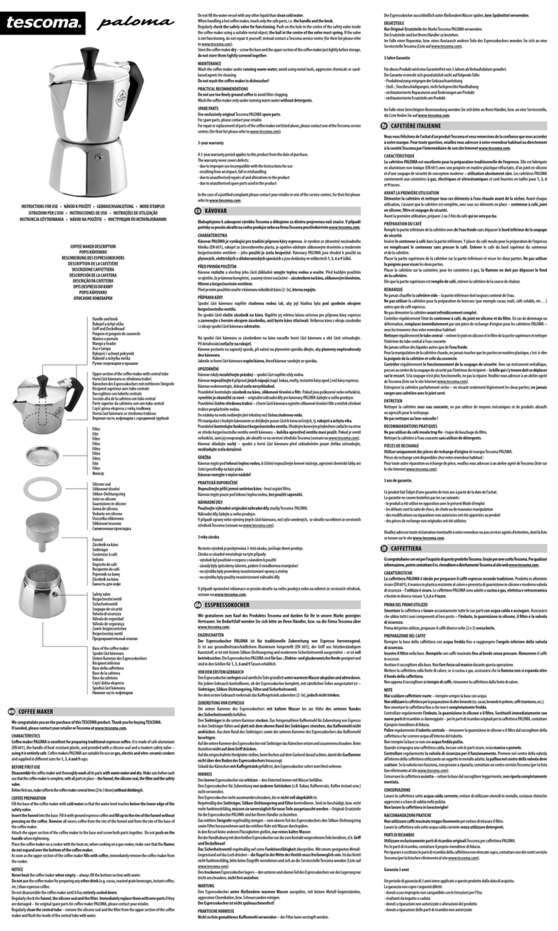 Tescoma paloma 647001 Instructions for use