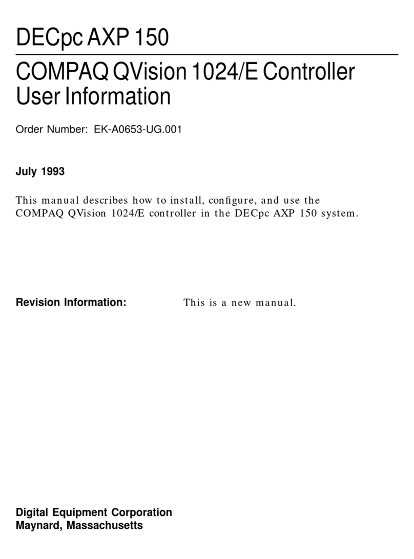 Digital Equipment DECpc AXP 150 User information