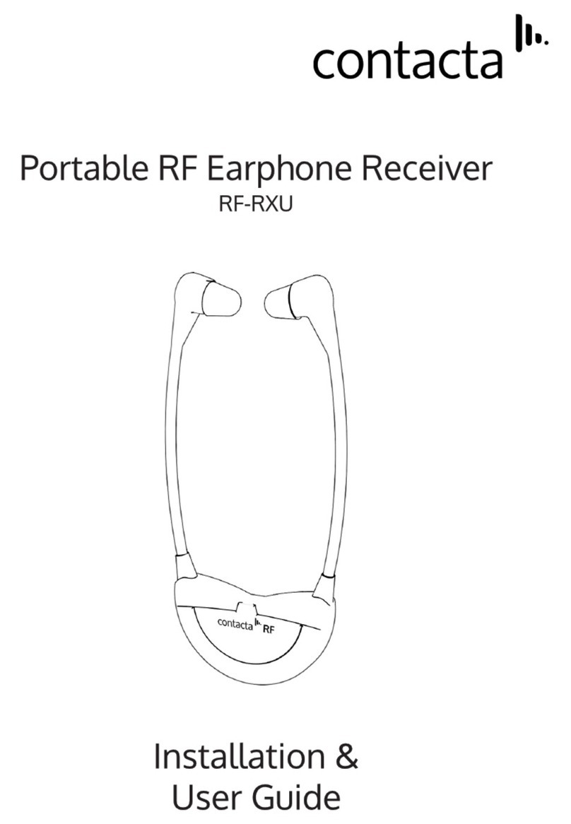 Contacta RF-RXU Installation & user guide