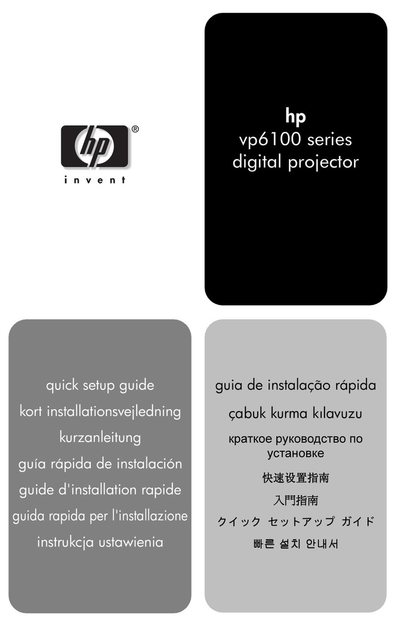 HP invent vp6100 Series Quick setup guide