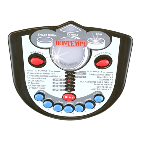 Bontempi Rock Drummer User manual