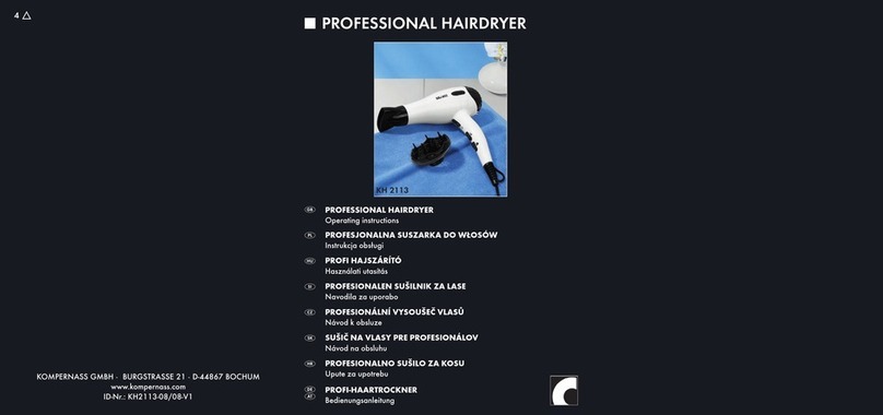 Kompernass KH 2113 operating instructions