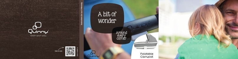 Quinny Foldable CarryCot Instructions for use & warranty