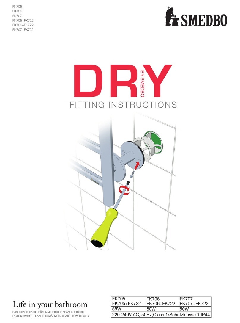 SMEDBO DRY FK706 Fitting instructions