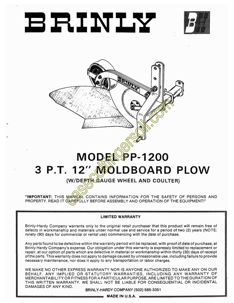 Brinly PP-1200 manual