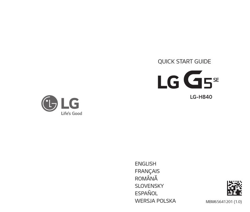 LG G5 SE quick start guide