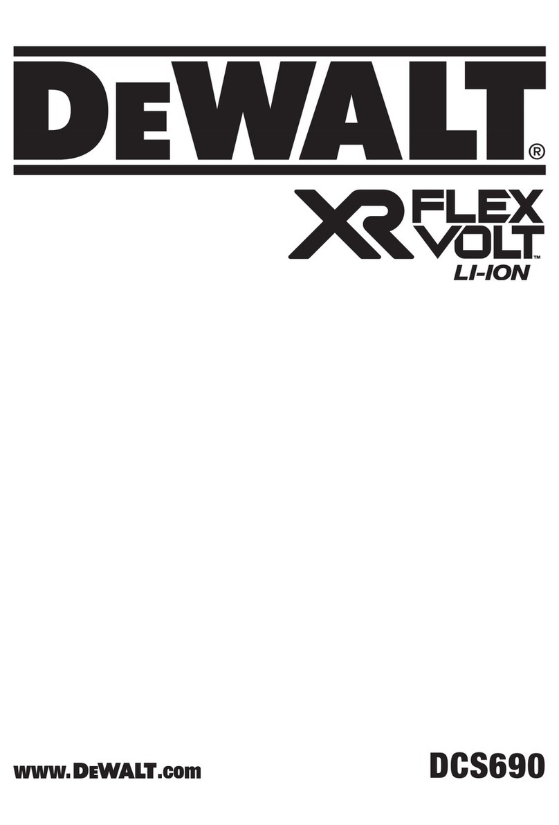 DeWalt XR FLEX VOLT DCS690 instructions