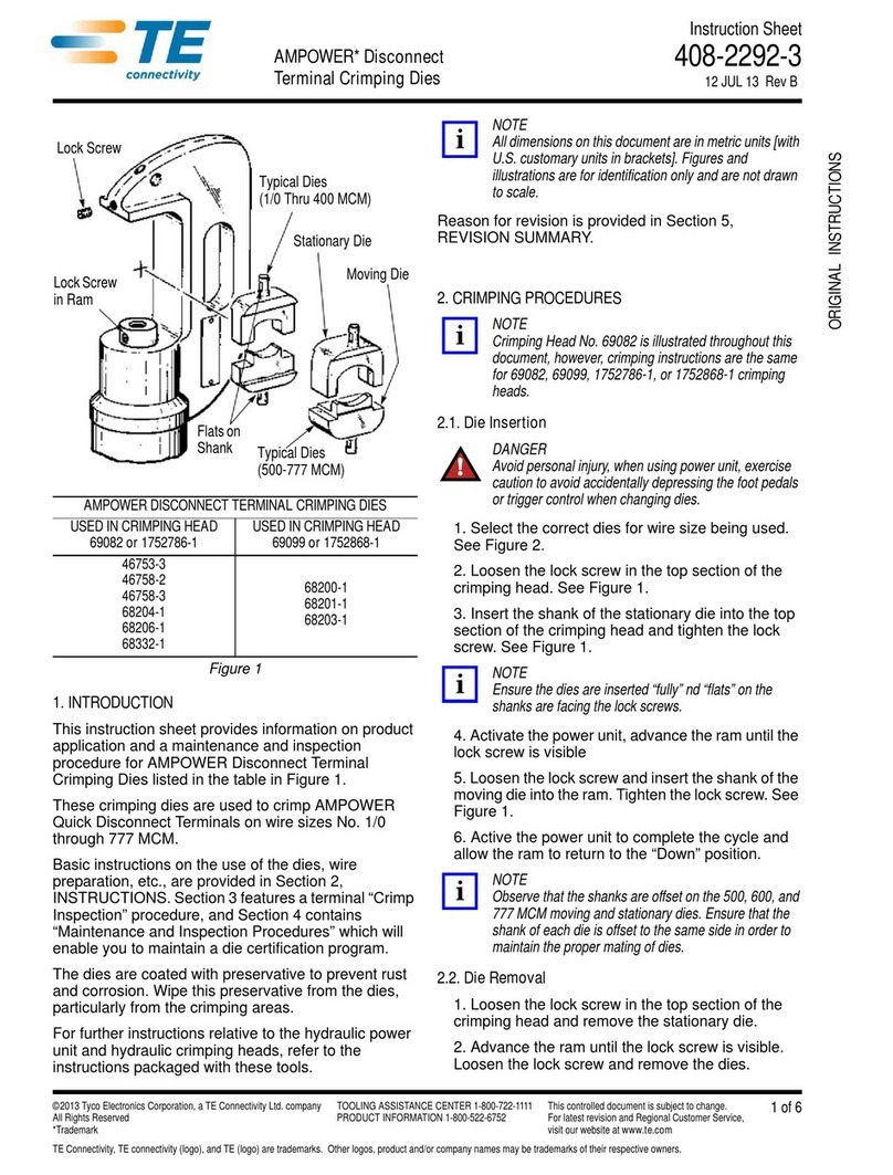 TE Connectivity AMPOWER User manual