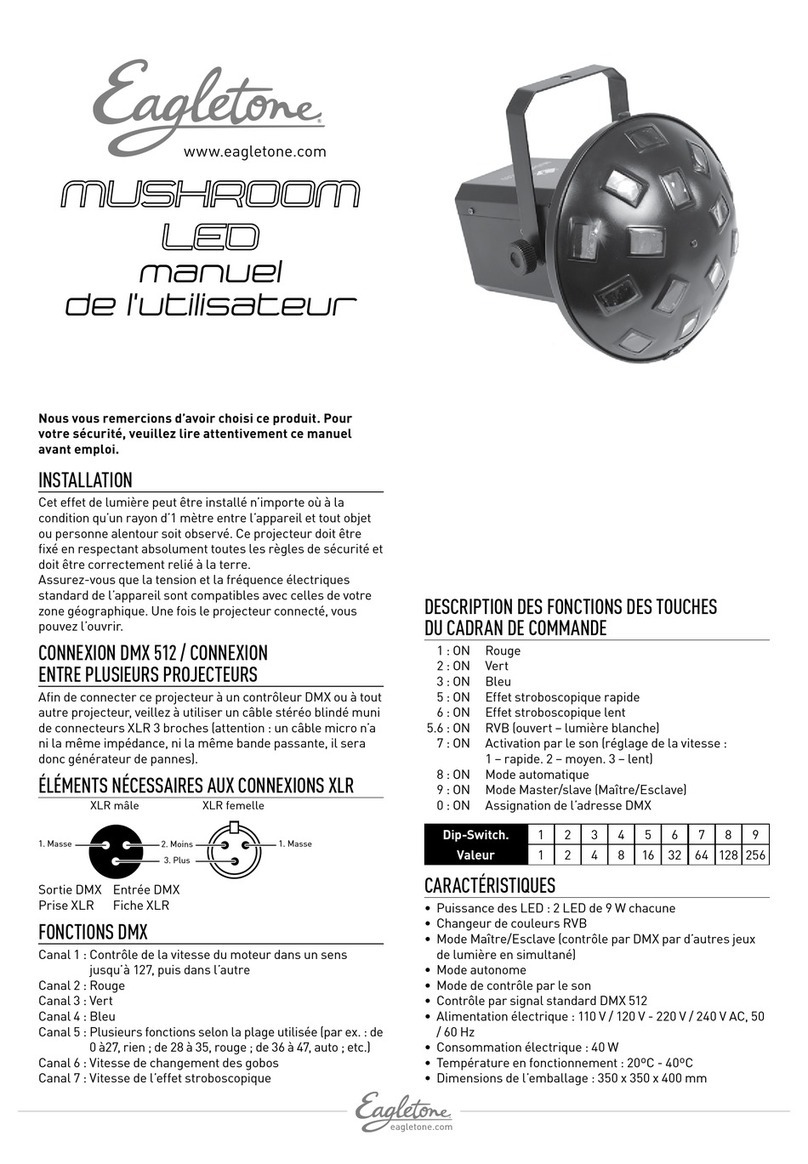 Eagletone MUSHROOM LED user manual