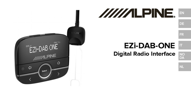 Alpine EZi-DAB-ONE User manual