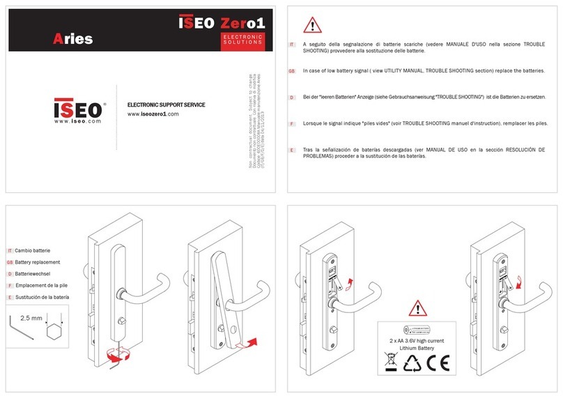 Iseo Zero1 Aries User manual