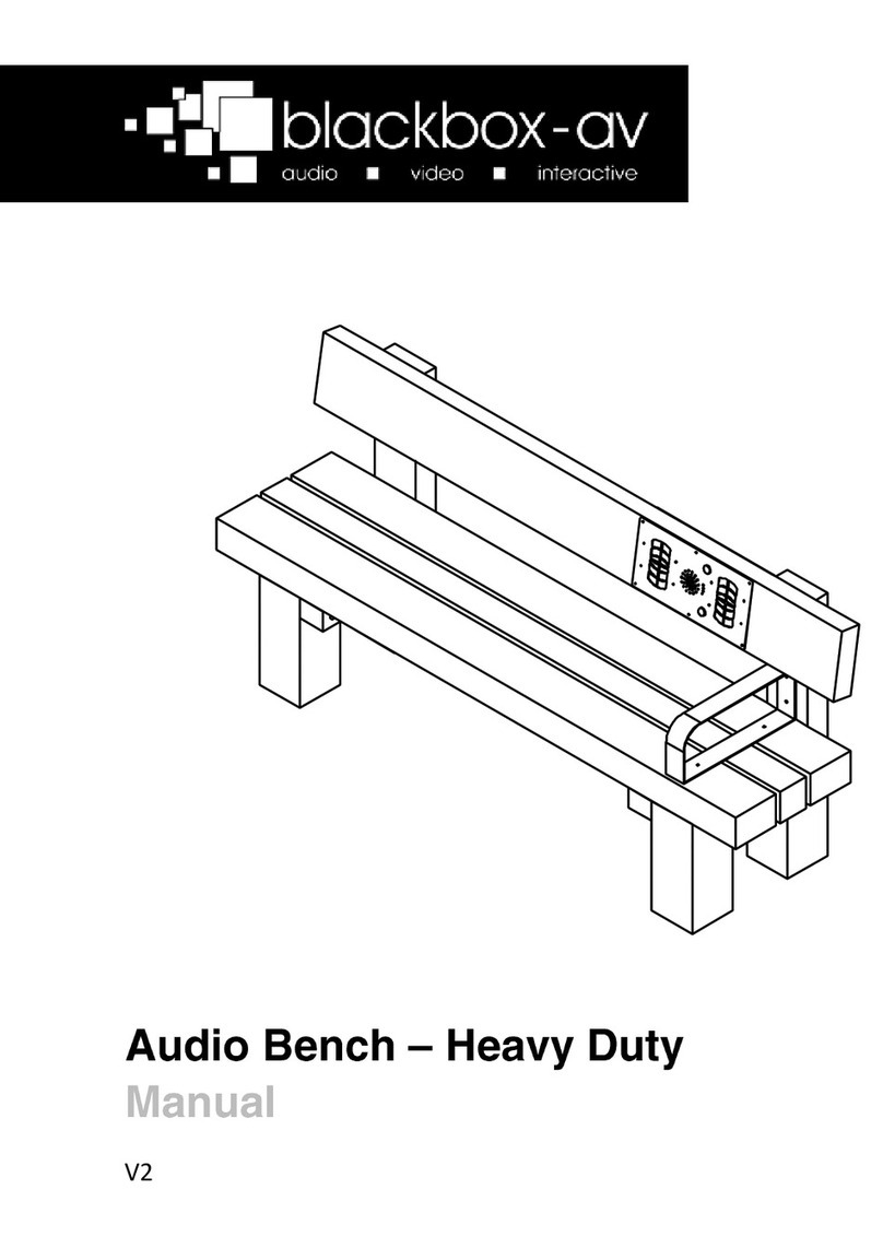 Blackboxav Audio Bench - Heavy Duty manual