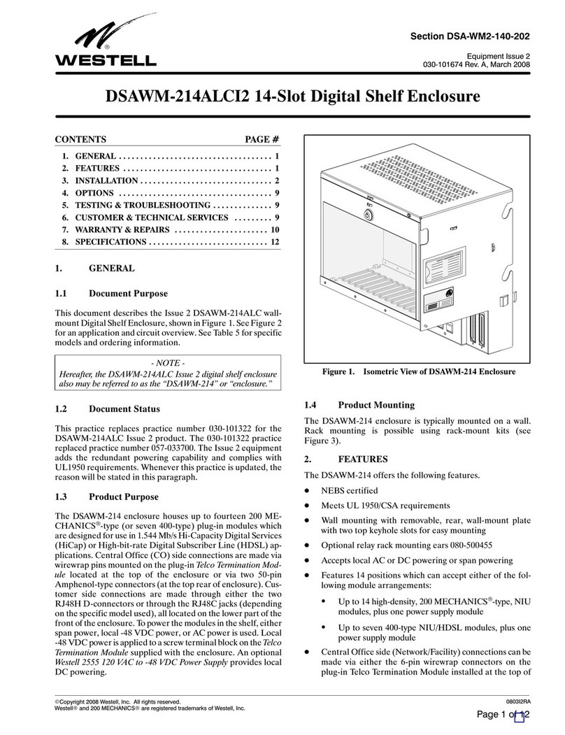 Westell DSAWM-214ALCI2 manual
