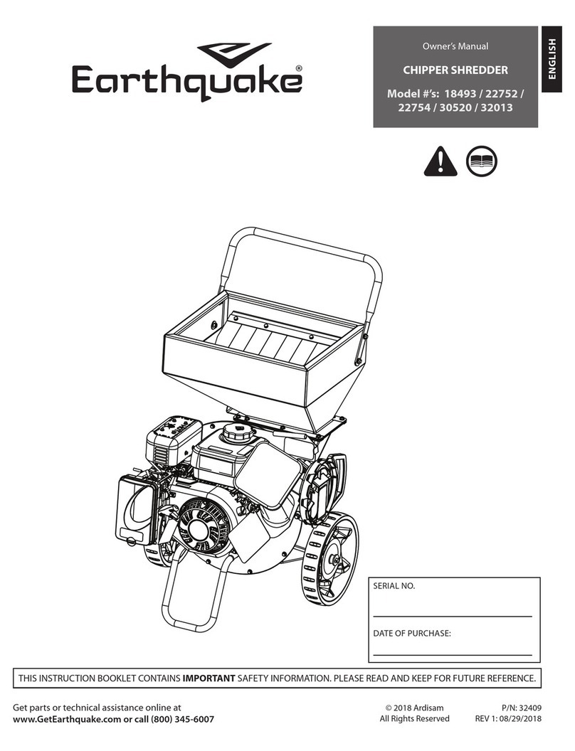 EarthQuake 18493 owner's manual