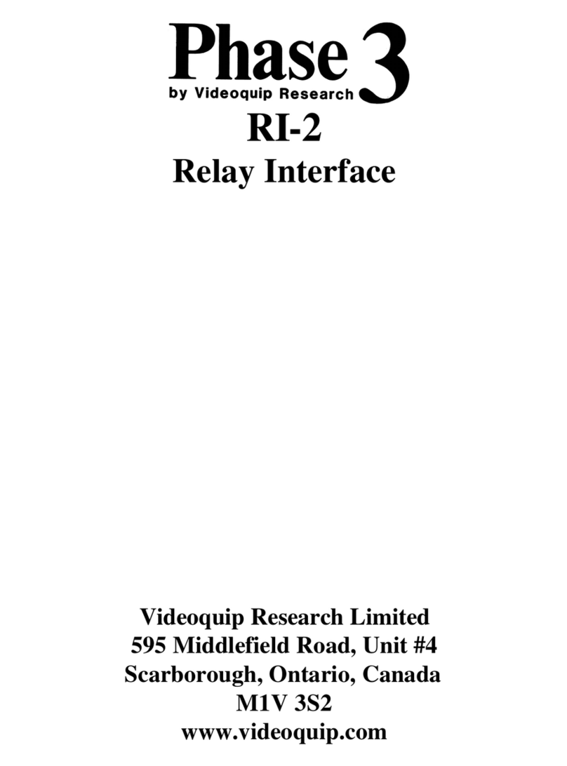 Videoquip Phase 3 manual